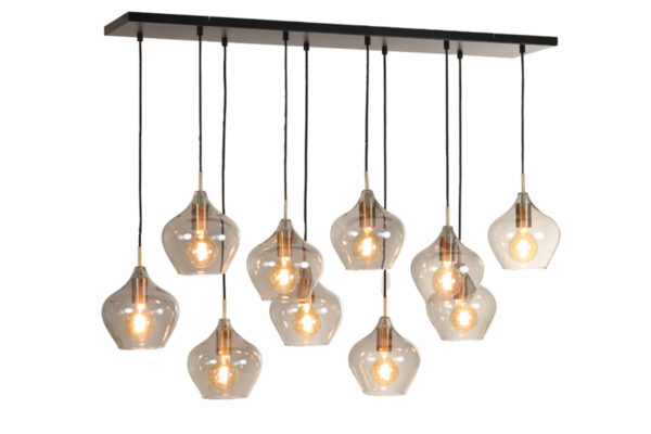 Glazen hanglamp met meerdere pendels Light & Living Rakel - B 124 cm - Image 8