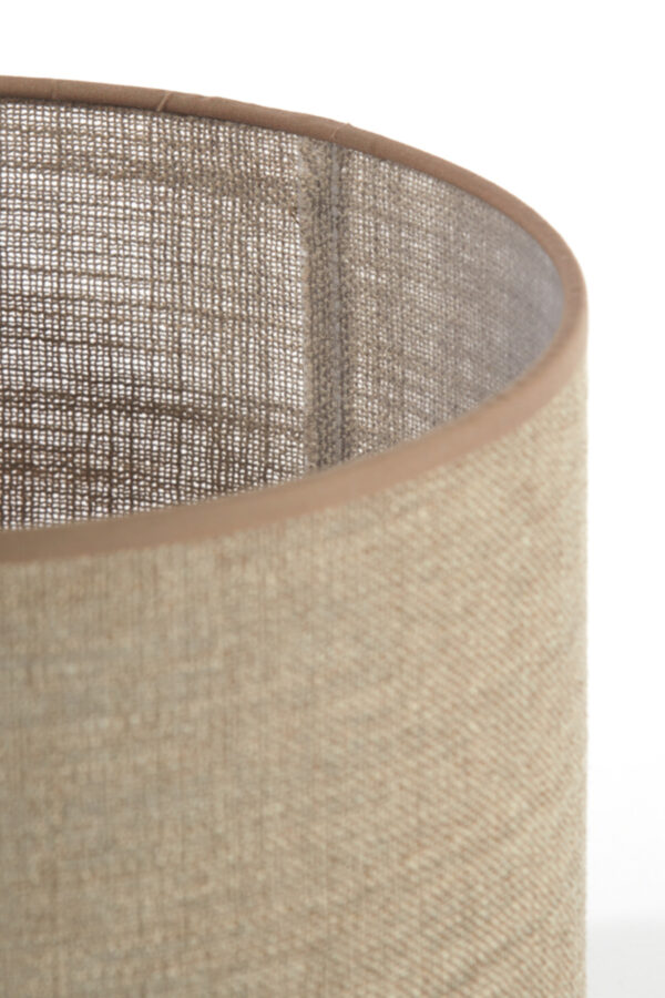 Stoffen lampenkap beige cilindervormig Light & Living Caden - Ø 30 cm - Image 7