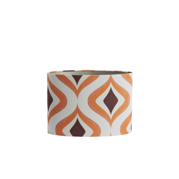 Retro lampenkap met een patroon Light & Living Cookie - H 32 cm