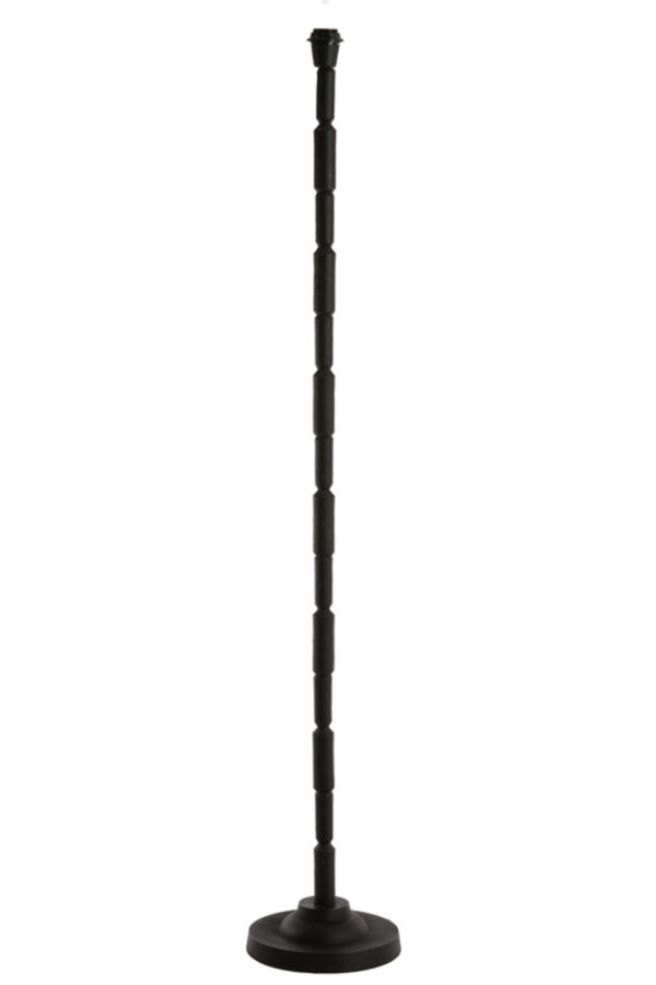 Zwarte geribbelde lampenvoet Light & Living Kabati - H 147 cm - Image 2