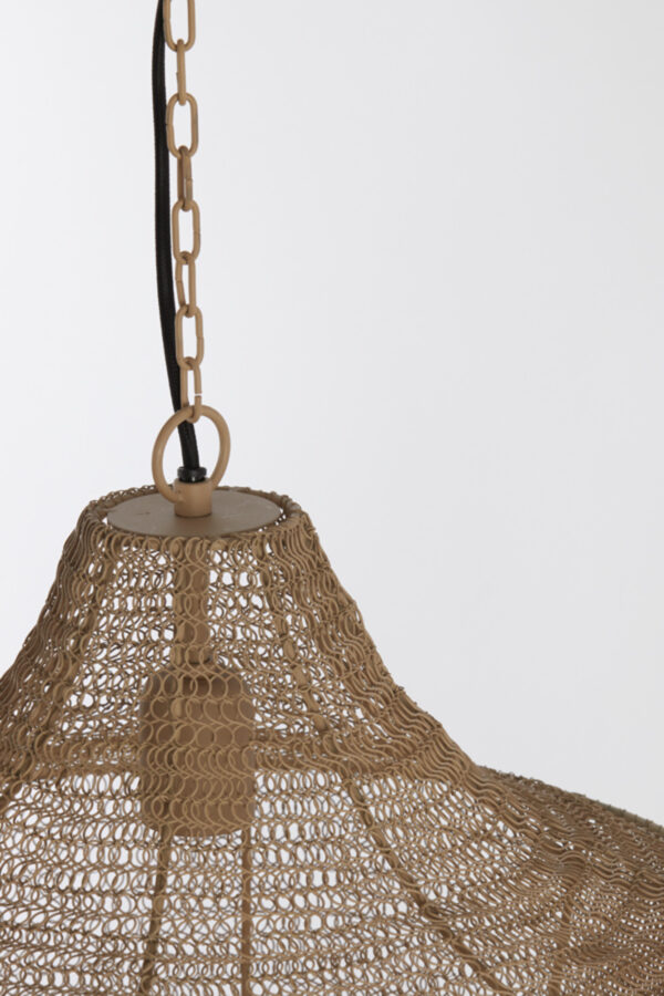 Natuurlijke rotan hanglamp kapvorm Light & Living Sharika - Ø 40 cm - Image 3