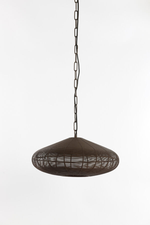 Ronde hanglamp met draadkoepel Light & Living Bahoto - Ø 60 cm - Image 2