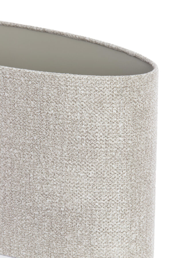 Cilindervormige stoffen lampenkap beige  Light & Living Brandy - H 25 cm - Image 5