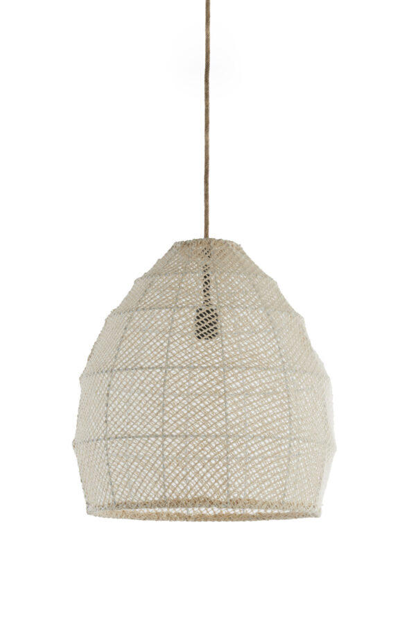 Natuurlijke hanglamp grof geweven stijl Light & Living Makassar - Ø 42 cm - Image 2