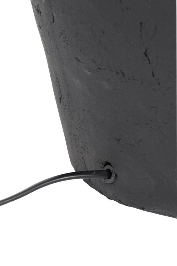Ronde lampenvoet in zwarte kleur Light & Living Etna - H 40 cm - Image 6