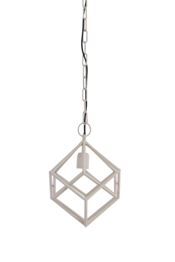 Witte geometrische hanglamp modern Light & Living Drizella - Ø 26 cm - Image 2