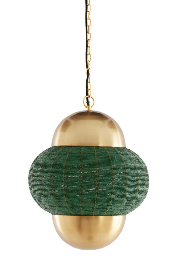 Goud-groene hanglamp met designkap Light & Living Cetara - Ø 33 cm - Image 2