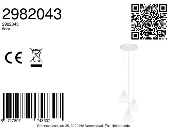 Plafondlamp met glazen elementen Light & Living Bisho - B 30 cm - Image 7