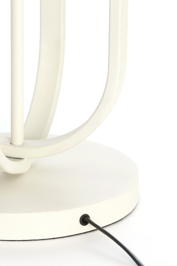 Moderne metalen lampvoet wit Light & Living Aster - H 140 cm - Image 6