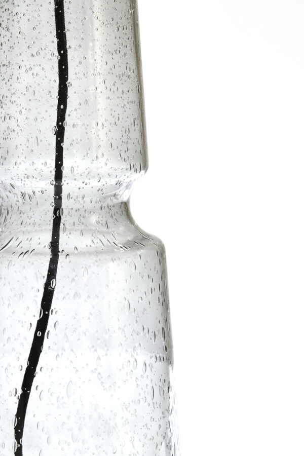 Glazen lampenvoet met structuur Light & Living Labin - H 39 cm - Image 5