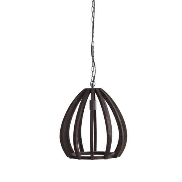 Houten hanglamp in designstijl Light & Living Barsia - Ø 40 cm