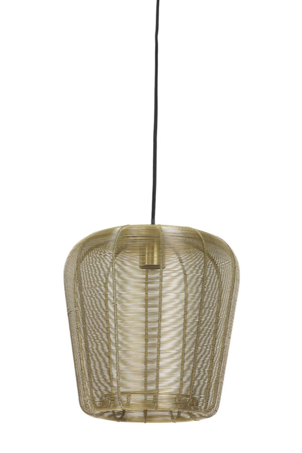Goudkleurige metalen hanglamp voor interieur Light & Living Adeta - Ø 28 cm - Image 2