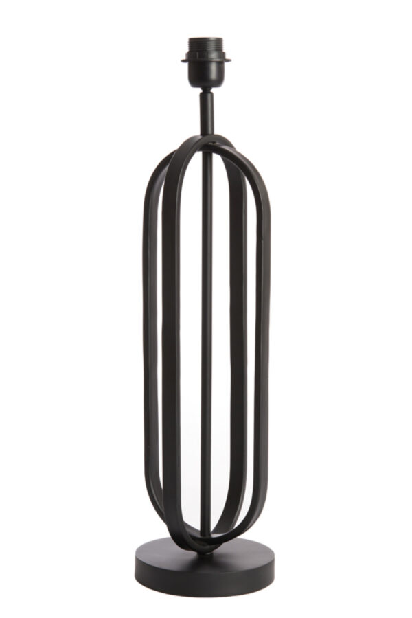 Zwarte metalen lampenvoet Light & Living Aster - H 55 cm - Image 2