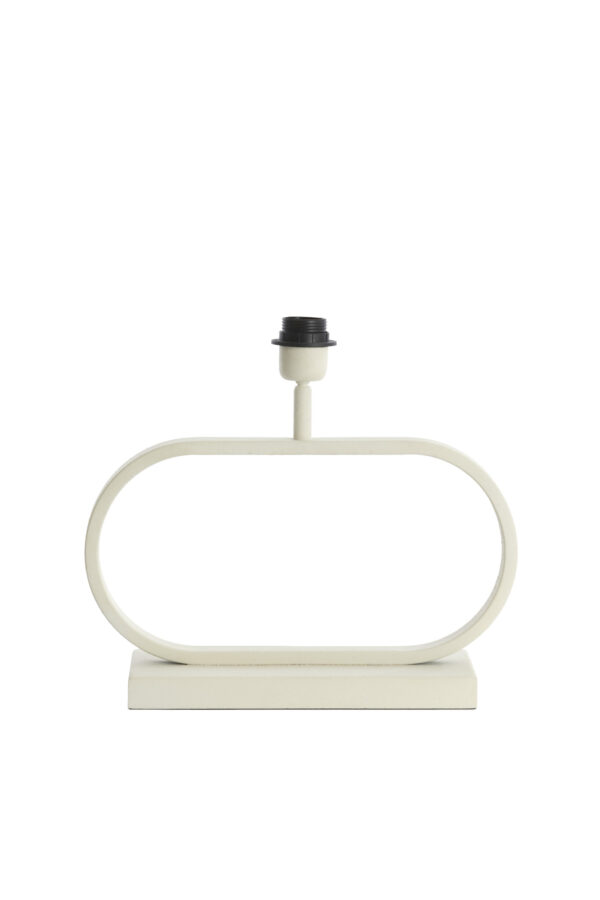 Moderne witkleurige lampenvoet klein Light & Living Jamiro - H 29 cm - Image 2