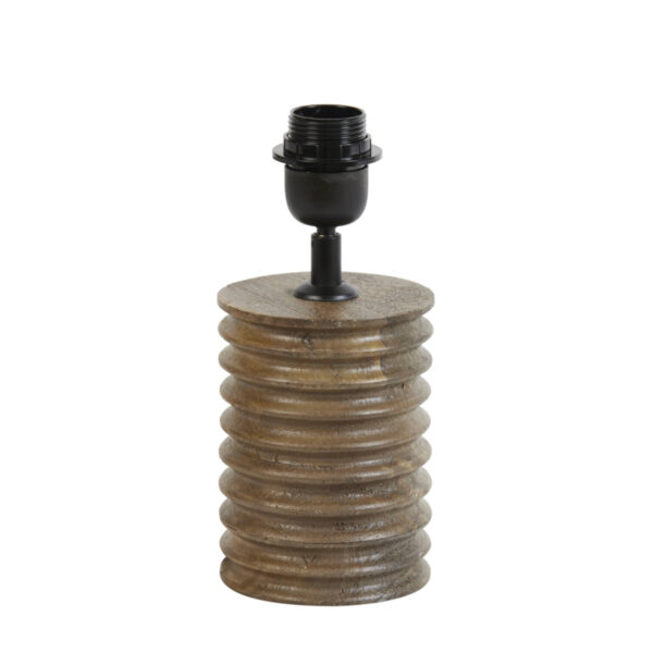 Houten lampvoet met fitting Light & Living Mauro - H 25 cm