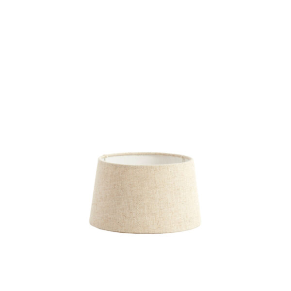 Lampenkap van stof in naturel kleur Light & Living Livigno - Ø 17 cm