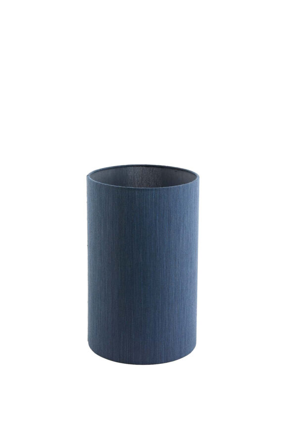 Blauwe cilindrische lampenkap Light & Living Harper - H 32 cm - Image 4
