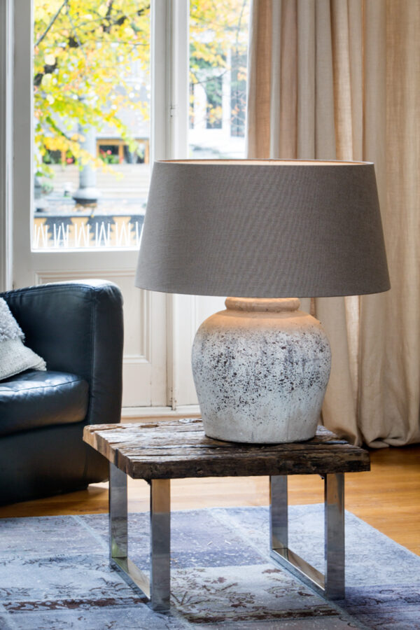 Steenlook lampvoet rustiek ontwerp Light & Living Etna - H 50 cm - Image 3