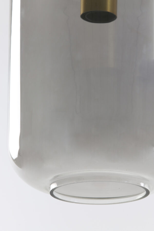 Goudkleurige glazen hanglamp Light & Living Lekar - Ø 22 cm - Image 5
