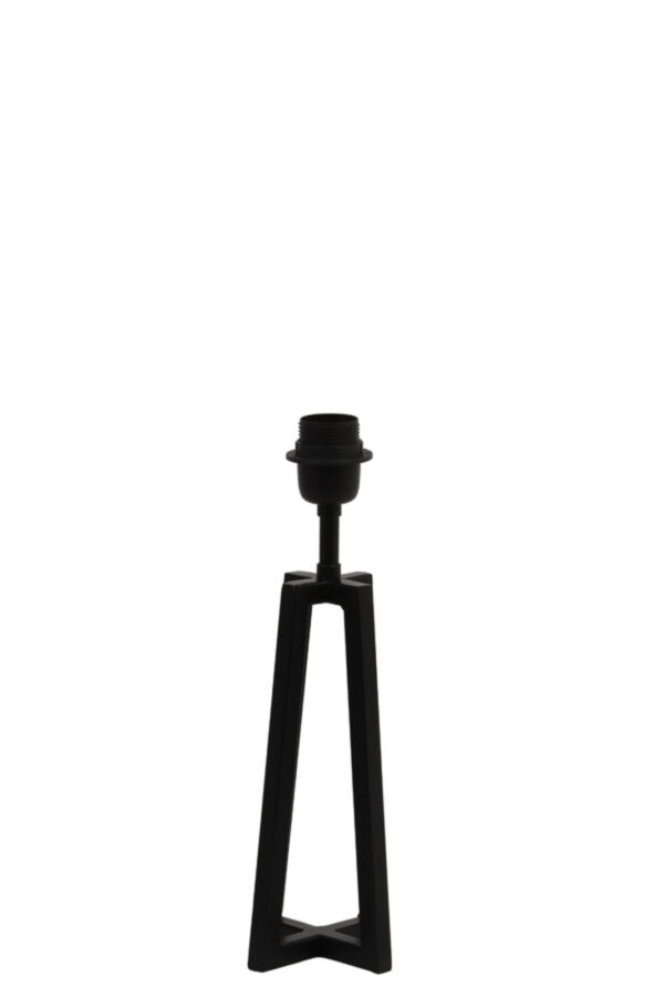 Zwarte tafellamp houder Light & Living Miley - H 31 cm - Image 5