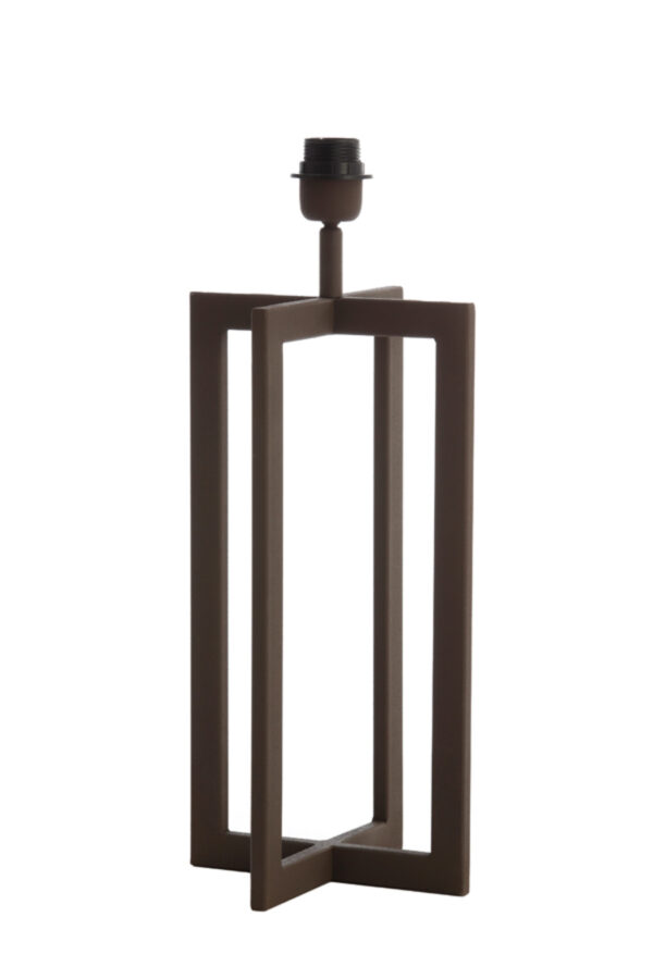 Vierkante lampenvoet zwart Light & Living Mace - H 46 cm - Image 2