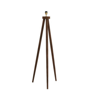 Driepoot lampenstandaard houtkleurig Light & Living Ilias - H 122 cm