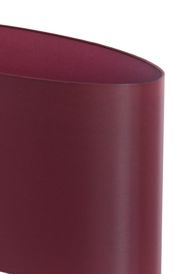 Stoffen lampenkap burgundy cilindervormig Light & Living Imani - H 28 cm - Image 5