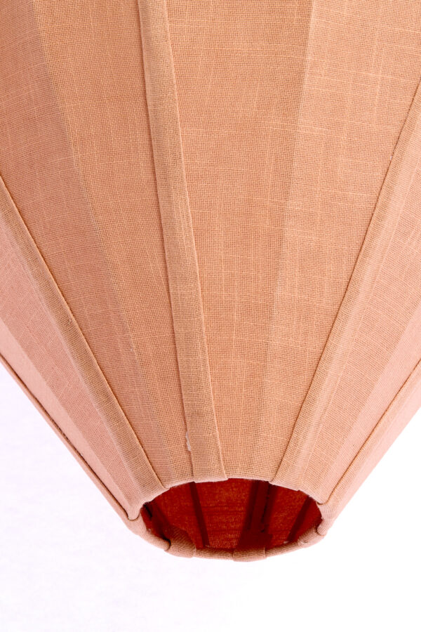 Druppelvormige linnen hanglamp Light & Living Pasto - Ø 36 cm - Image 5
