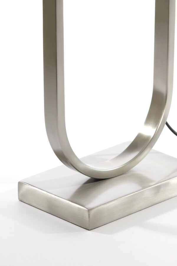 Ovale Zilveren lampenvoet Light & Living Jamiri - H 45 cm - Image 5