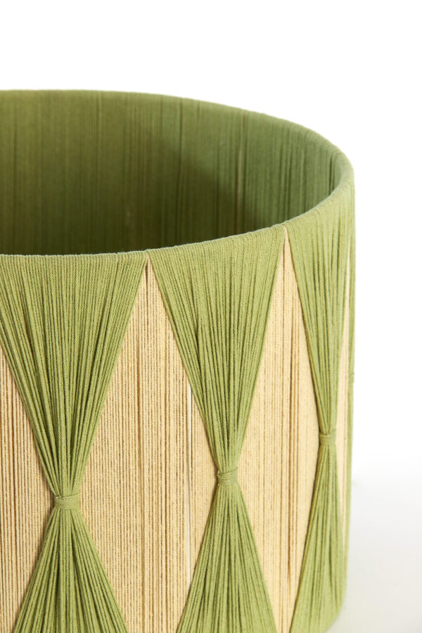 Groene lampenkap gevlochten patroon Light & Living Hannah - Ø 40 cm - Image 3