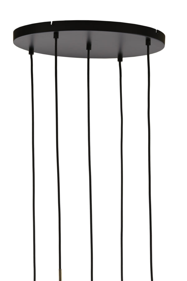 Hanglamp met meerdere glazen kappen Light & Living Lukaro - B 45 cm - Image 8
