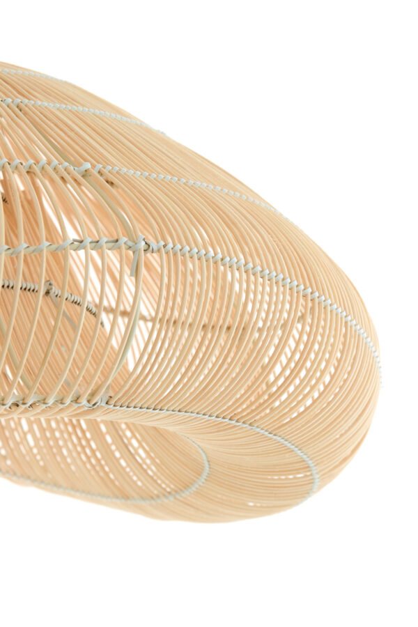 Rieten kap hanglamp naturel Light & Living Janzur - Ø 64 cm - Image 3