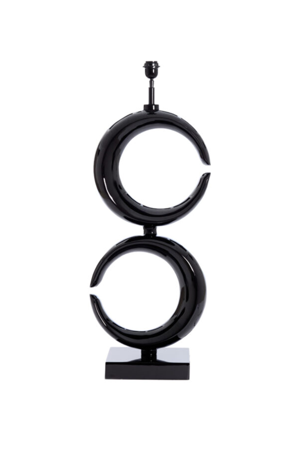 Zwarte tafellampvoet modern Light & Living Maan - H 99 cm - Image 2