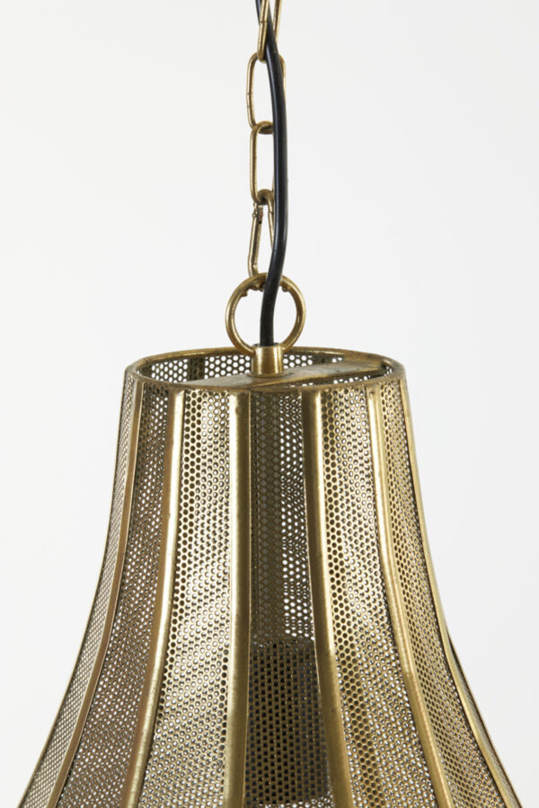 Goudkleurige metalen hanglamp Light & Living Micha - Ø 33 cm - Image 5
