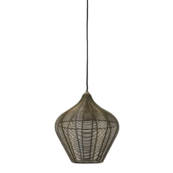 Natuurlijke rieten hanglamp Light & Living Alvaro - Ø 27 cm