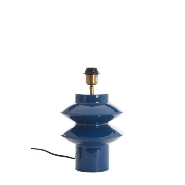Blauwe keramische lampenvoet Light & Living Petch - H 26 cm