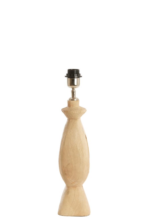 Houten lampenvoet sculptuur Light & Living Django - H 45 cm - Image 4