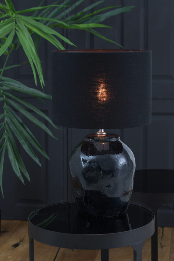 Ronde lampenvoet in zwarte kleur Light & Living Etna - H 40 cm - Image 4