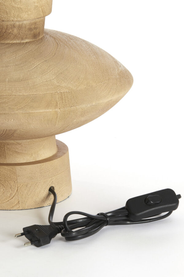 Houten lampvoet modern ontwerp Light & Living Fiera - H 31 cm - Image 6