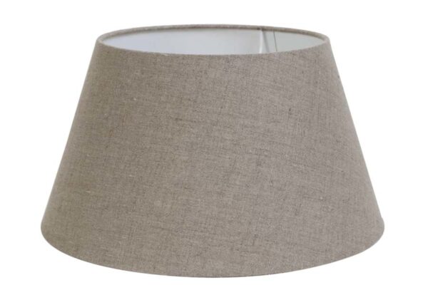 Conische stoffen lampenkap beige Light & Living Dark Linen - Ø 30 cm - Image 2