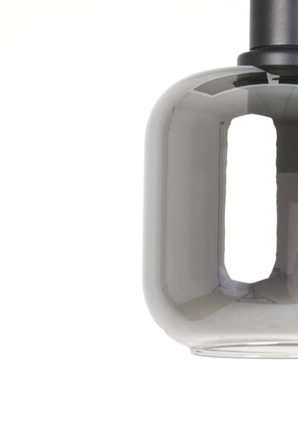 Transparante grijze glazen hanglamp Light & Living Lekar - Ø 21 cm - Image 3