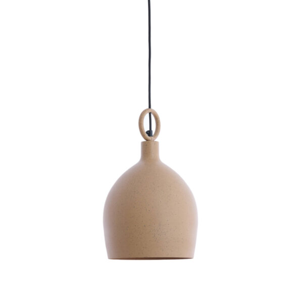 Beige keramische hanglamp stijlvol Light & Living Rosero - Ø 24 cm