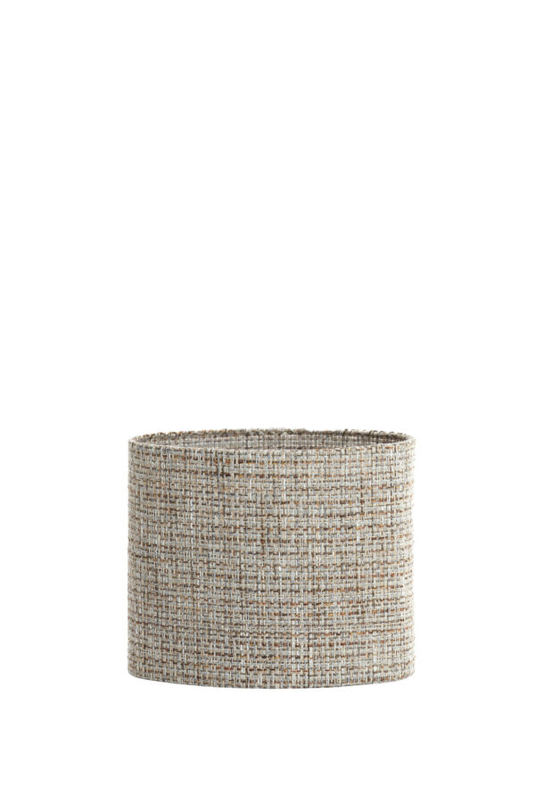 Beige structuur lampenkap van stof Light & Living Okavi - H 25 cm - Image 2