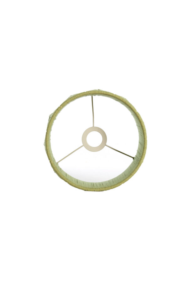Cilindervormige groene lampenkap van stof Light & Living Hannah - Ø 25 cm - Image 6