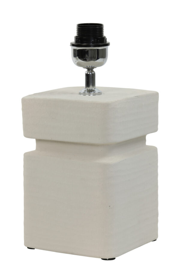 Witte vierkante lampenvoet Light & Living Amta - H 32 cm - Image 2