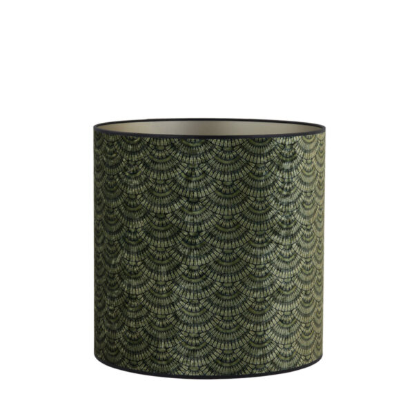 Originele groene lampenkap met patroon Light & Living Chica - Ø 45 cm