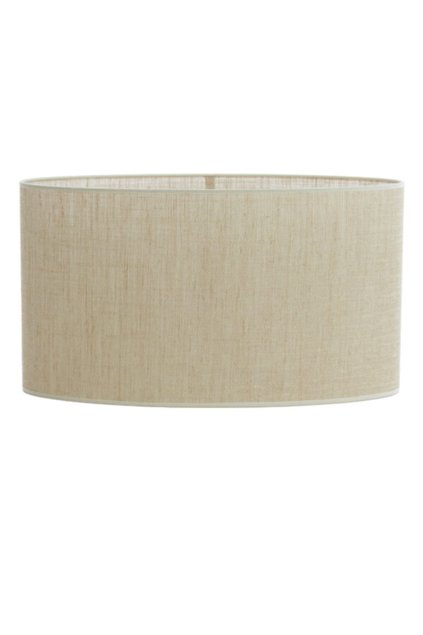 Cilindervormige beige stof lampenkap Light & Living Sendai - H 32 cm - Image 2