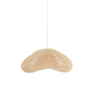 Rieten kap hanglamp naturel Light & Living Janzur - Ø 64 cm