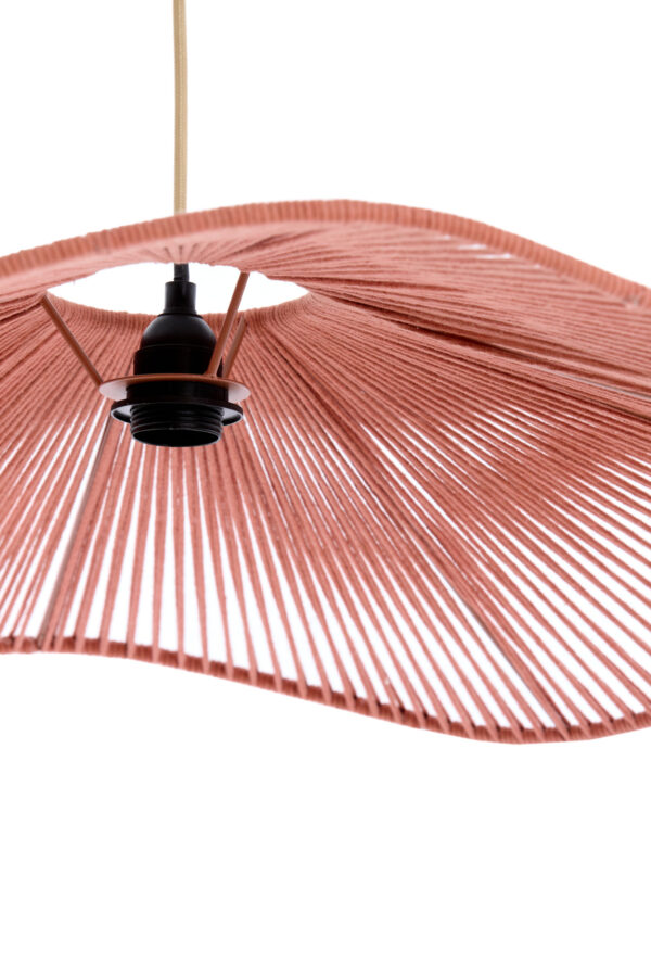 Roze draad hanglamp met golvend design Light & Living Rafa - Ø 50 cm - Image 4
