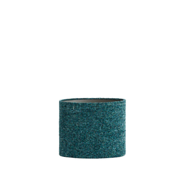 Groene cilindrische stoffen lampenkap Light & Living Osire - H 25 cm